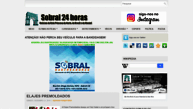 What Sobral24horas.com website looked like in 2019 (4 years ago)
