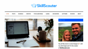 What Skillscouter.com website looked like in 2019 (4 years ago)