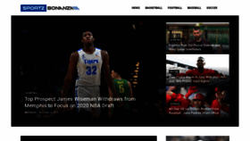 What Sportzbonanza.com website looked like in 2019 (4 years ago)