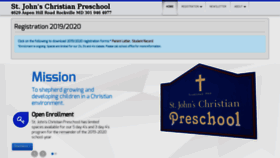 What Sjkidspreschool.org website looked like in 2019 (4 years ago)