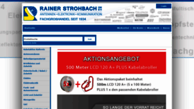 What Strohbach-shop.de website looked like in 2019 (4 years ago)