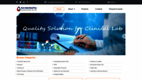 What Servilabmedical.com website looked like in 2019 (4 years ago)