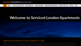 What Servicedlondonapartments.co.uk website looked like in 2019 (4 years ago)