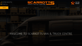 What Scarrotts.co.uk website looked like in 2019 (4 years ago)