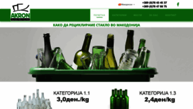 What Staklo.mk website looked like in 2019 (4 years ago)