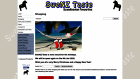 What Swenztaste.co.nz website looked like in 2019 (4 years ago)