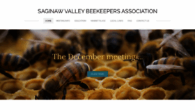What Saginawvalleybees.org website looked like in 2019 (4 years ago)