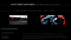 What Scottstreetauto.com website looked like in 2019 (4 years ago)