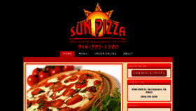What Sunpizzas.com website looked like in 2019 (4 years ago)