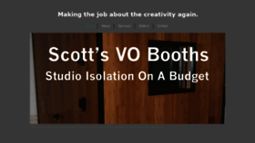 What Scottsvobooths.com website looked like in 2019 (4 years ago)