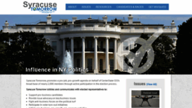 What Syracusetomorrow.com website looked like in 2019 (4 years ago)