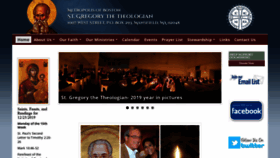 What Saintgregorythetheologian.org website looked like in 2019 (4 years ago)