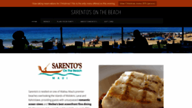 What Sarentosonthebeach.com website looked like in 2019 (4 years ago)