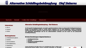 What Schaedlingsbekaempfung-sieberns.de website looked like in 2019 (4 years ago)