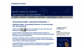 What Schuettelreim-gedichte.de website looked like in 2019 (4 years ago)