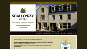 What Scallowayhotel.com website looked like in 2019 (4 years ago)