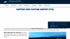 What Sapporo-airport.com website looked like in 2019 (4 years ago)
