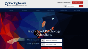 What Sportingbounce.com website looked like in 2019 (6 years ago)