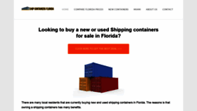 What Shippingcontainerflorida.com website looked like in 2019 (4 years ago)