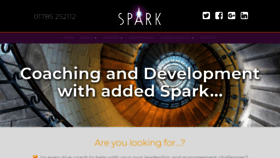 What Sparkcoachingandtraining.co.uk website looked like in 2019 (4 years ago)