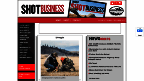 What Shotbusiness.com website looked like in 2019 (4 years ago)