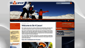 What Ski4cancer.org website looked like in 2019 (4 years ago)