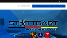 What Stuttgartautobody.com website looked like in 2019 (4 years ago)