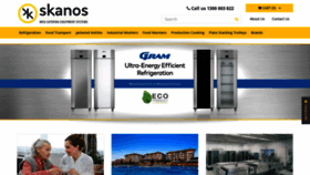 What Skanos.com.au website looked like in 2019 (4 years ago)