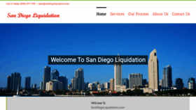 What Sandiegoliquidation.com website looked like in 2019 (4 years ago)