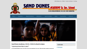 What Sanddunesschool.com website looked like in 2019 (4 years ago)