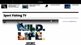 What Sportfishingtelevision.com website looked like in 2019 (4 years ago)