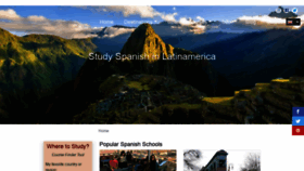 What Studyspanishlatinamerica.com website looked like in 2019 (4 years ago)