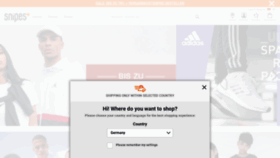 What Snipesshop.com website looked like in 2019 (4 years ago)
