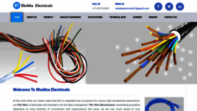 What Shobhaelectricals.com website looked like in 2019 (4 years ago)