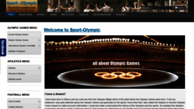 What Sport-olympic.gr website looked like in 2019 (4 years ago)