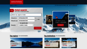 What Swisshotels.com website looked like in 2019 (4 years ago)