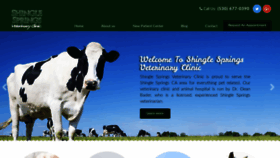 What Shinglespringsveterinaryclinic.com website looked like in 2019 (4 years ago)