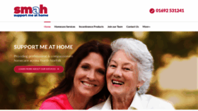 What Supportmeathome.co.uk website looked like in 2019 (4 years ago)