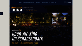 What Schanzenkino.de website looked like in 2019 (4 years ago)