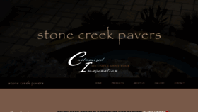 What Stonecreekpavers.com website looked like in 2019 (4 years ago)