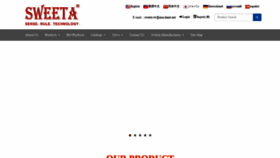 What Sweeta.com website looked like in 2019 (4 years ago)