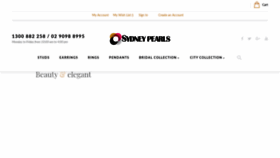 What Sydneypearls.com.au website looked like in 2019 (4 years ago)
