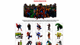 What Super-hero-games.com website looked like in 2019 (4 years ago)