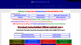 What Sarkarijobfind.com website looked like in 2019 (4 years ago)