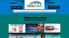 What Sydneydentalclinics.com.au website looked like in 2019 (4 years ago)