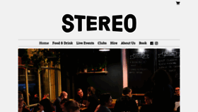 What Stereocafebar.com website looked like in 2019 (4 years ago)
