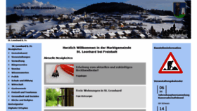What Stleonhard.at website looked like in 2019 (4 years ago)