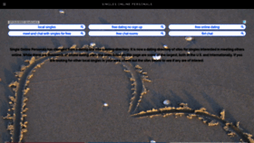 What Singlesonlinepersonals.com website looked like in 2019 (6 years ago)