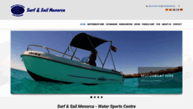 What Surfsailmenorca.com website looked like in 2019 (4 years ago)