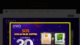 What Schoolofparenting.id website looked like in 2019 (4 years ago)